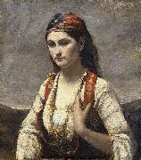 Jean-Baptiste Camille Corot The Young Woman of Albano (L'Albanaise) Spain oil painting artist